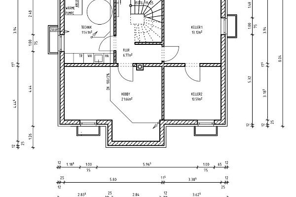 Grundriss Kellergeschoss